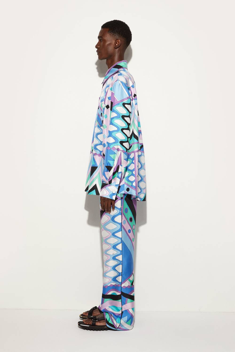 Pucci Camicia in seta con stampa Vivara Fino Al -60%