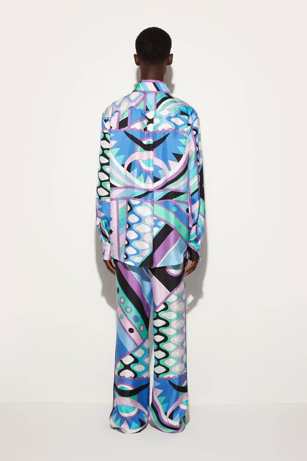 Pucci Camicia in seta con stampa Vivara Fino Al -60%