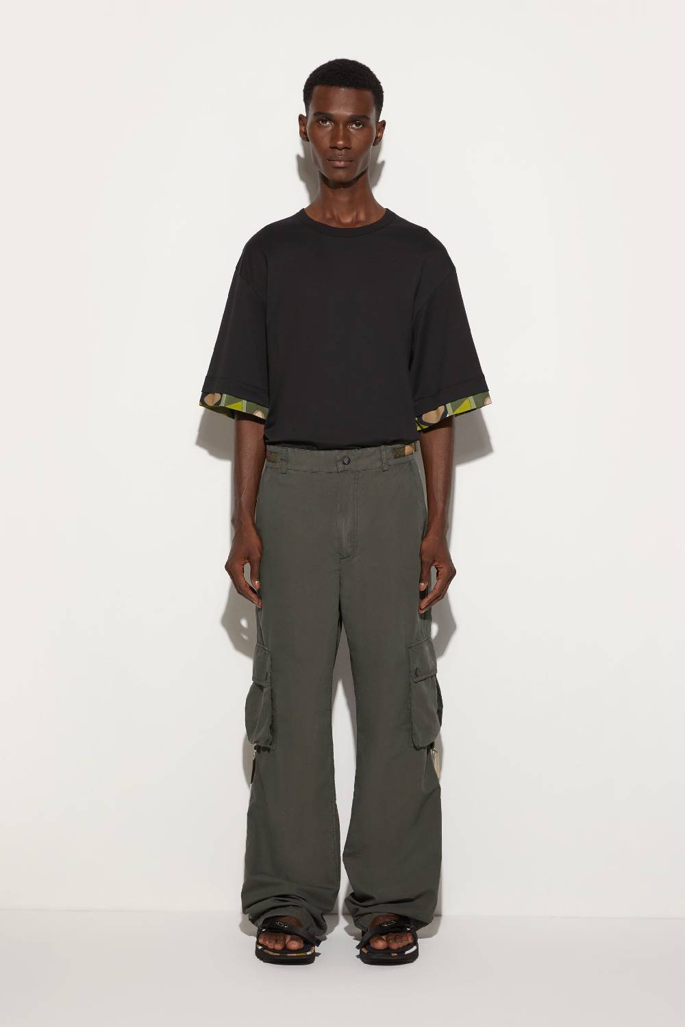 Pucci Pantaloni cargo toile di cotone Prezzo Ridotto