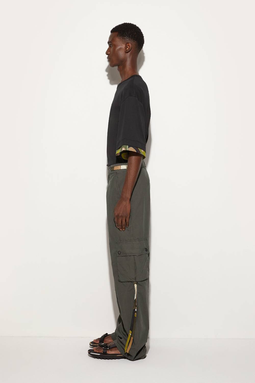 Pucci Pantaloni cargo toile di cotone Prezzo Ridotto