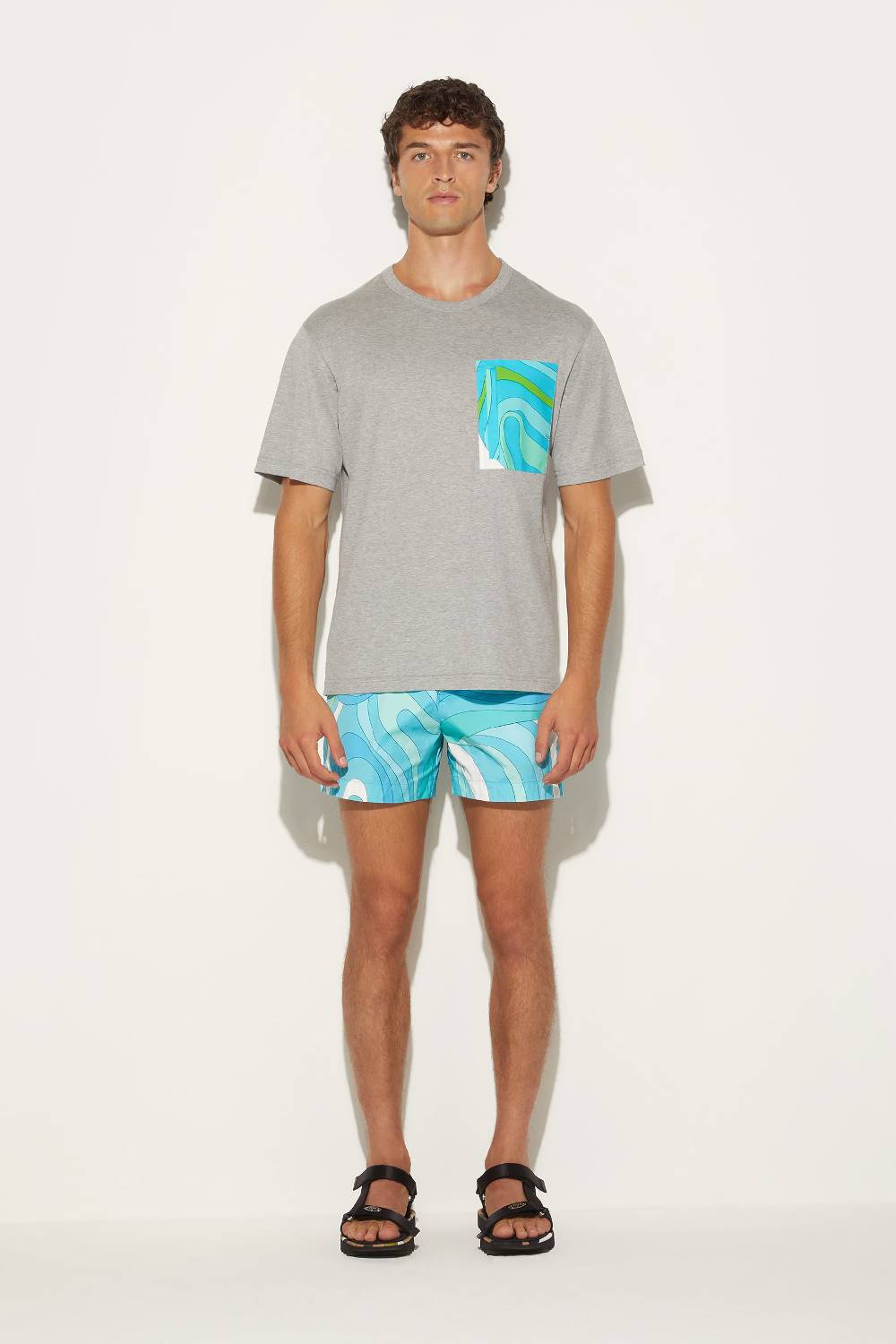 Pucci T-shirt con stampa Marmo Novità