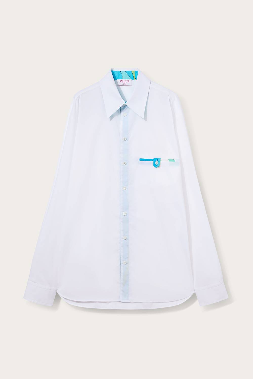Pucci Camicia in popeline di cotone Presa