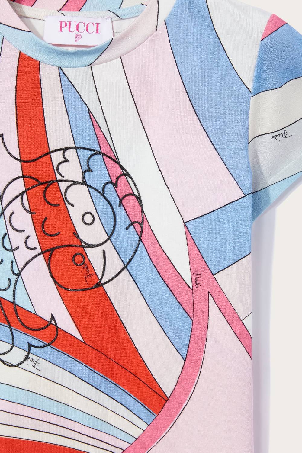 Pucci T-shirt con stampa Iride Negozio