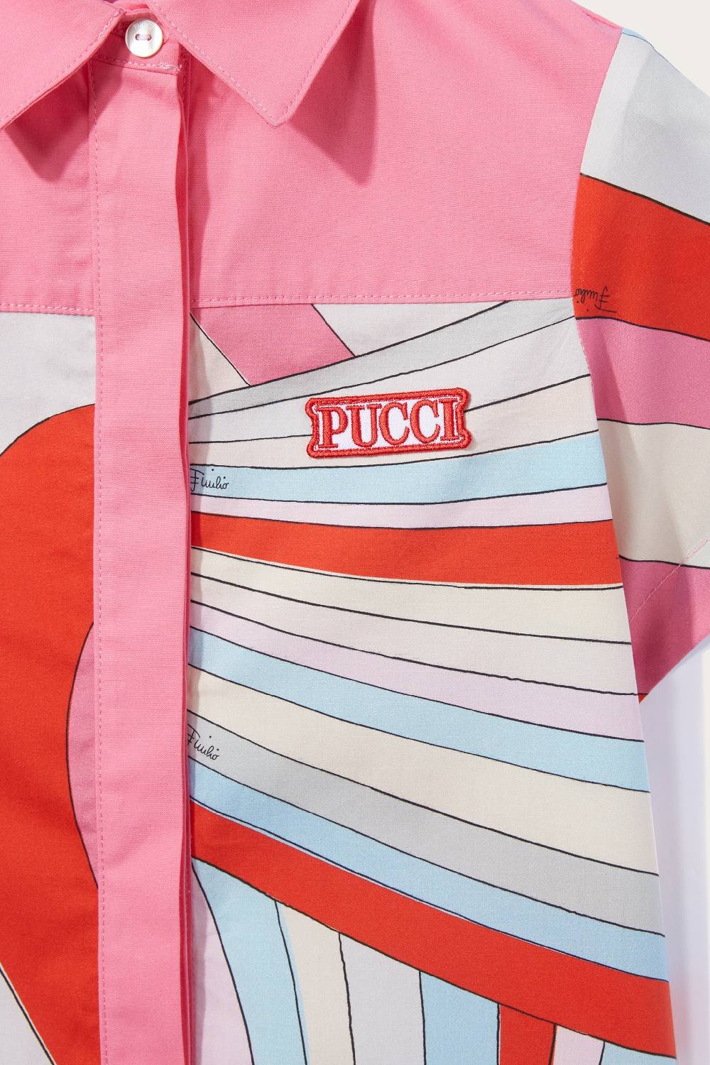 Pucci Camicia con stampa Iride Italia