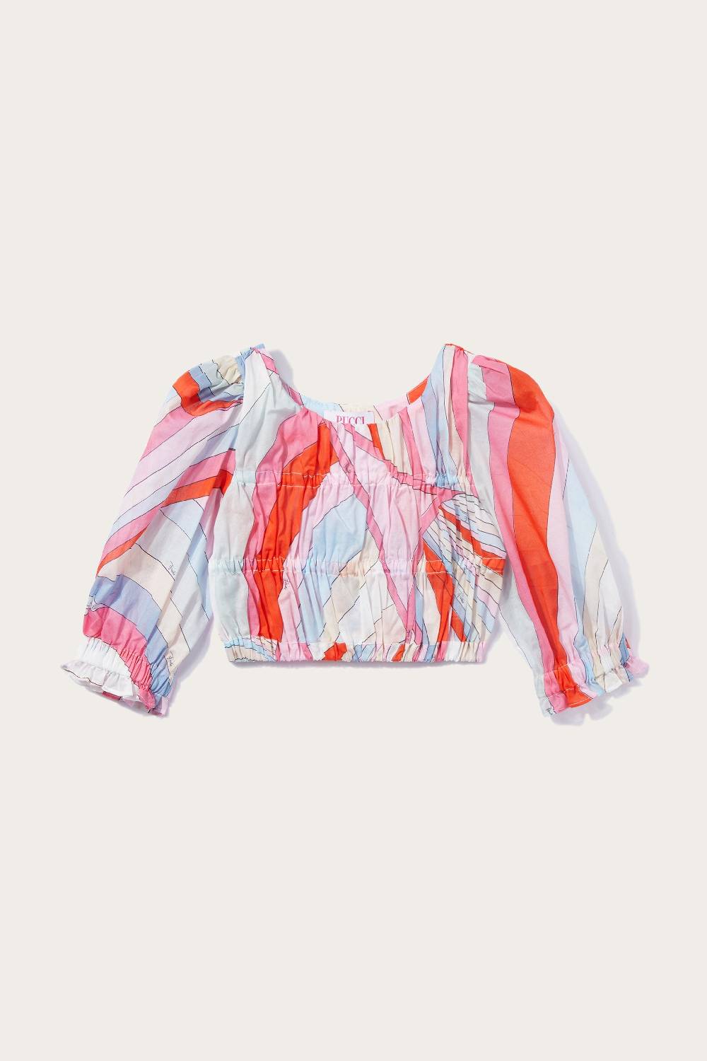 Pucci Top con stampa Iride In Linea