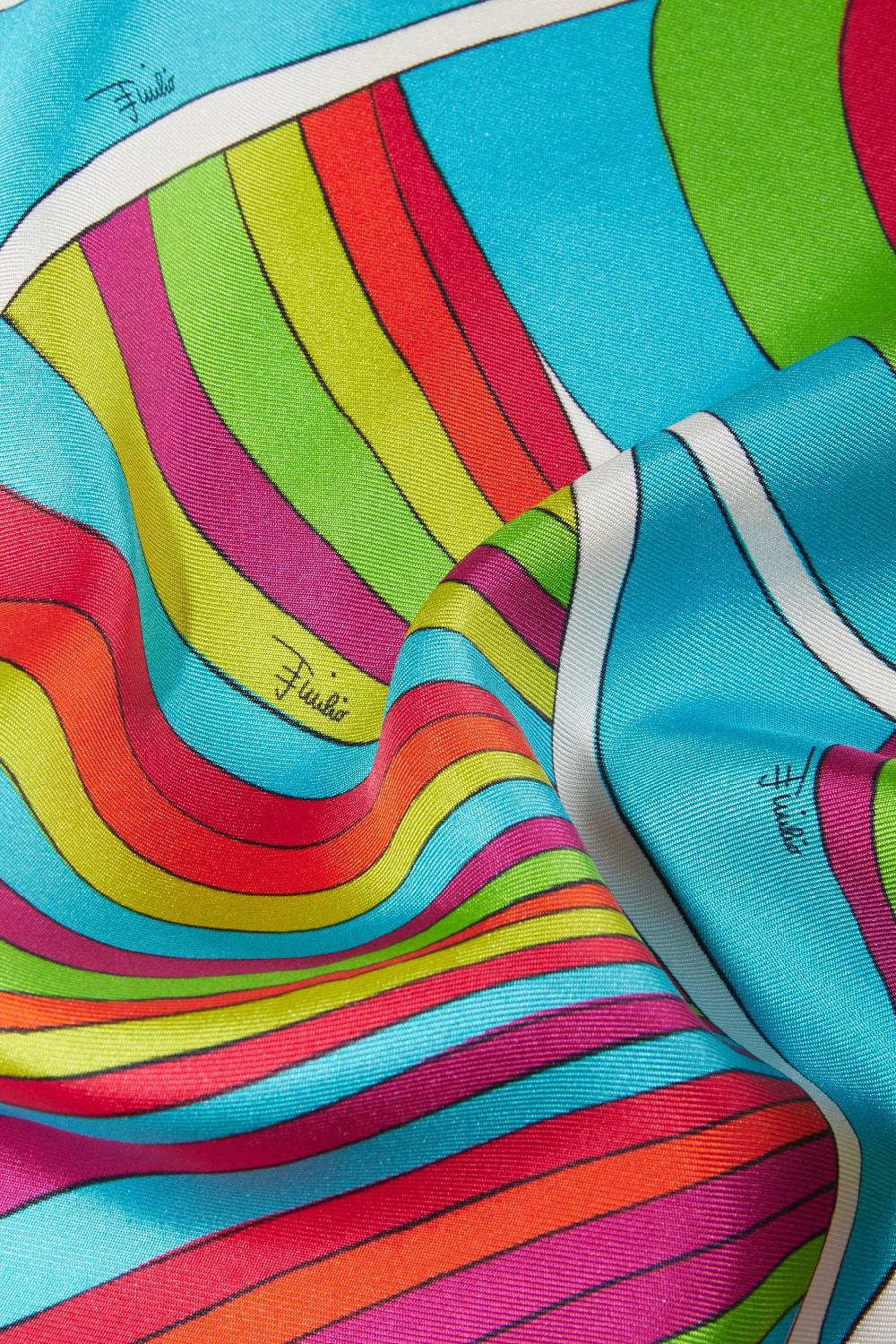 Pucci Foulard in seta con stampa Iride Negozi Online