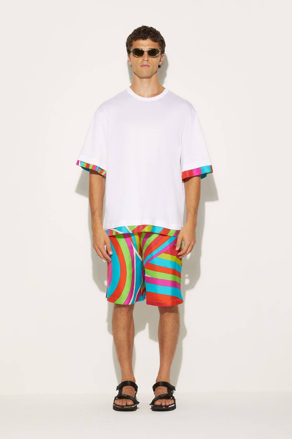 Pucci T-shirt con finiture Iride Prezzo Ridotto