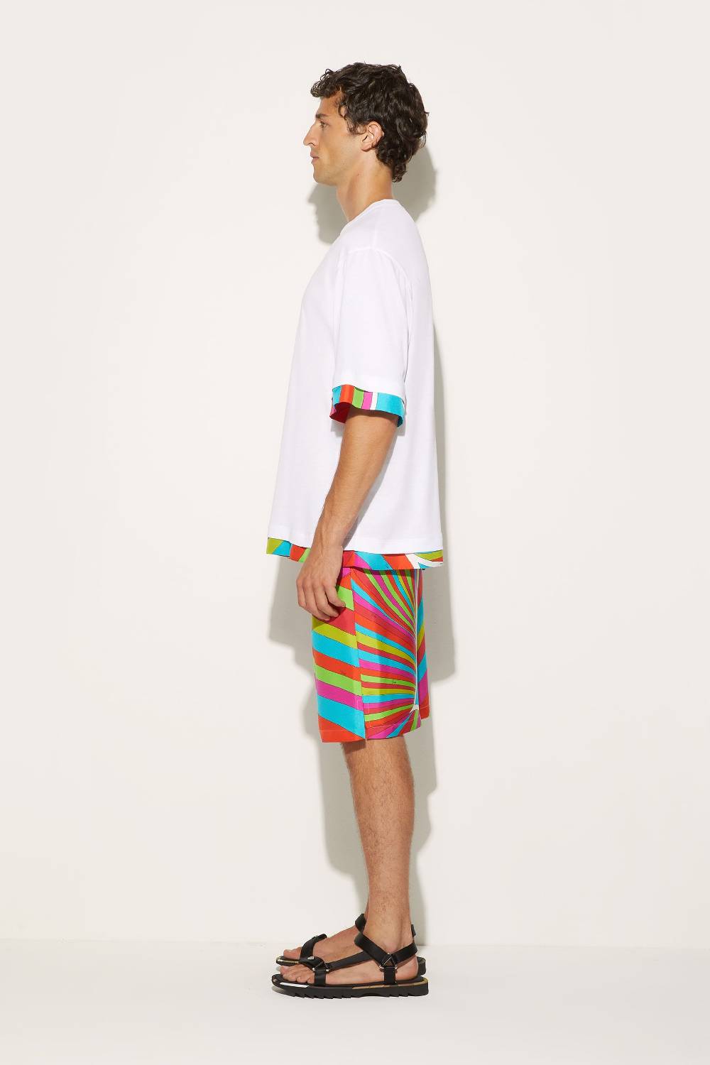 Pucci T-shirt con finiture Iride Prezzo Ridotto