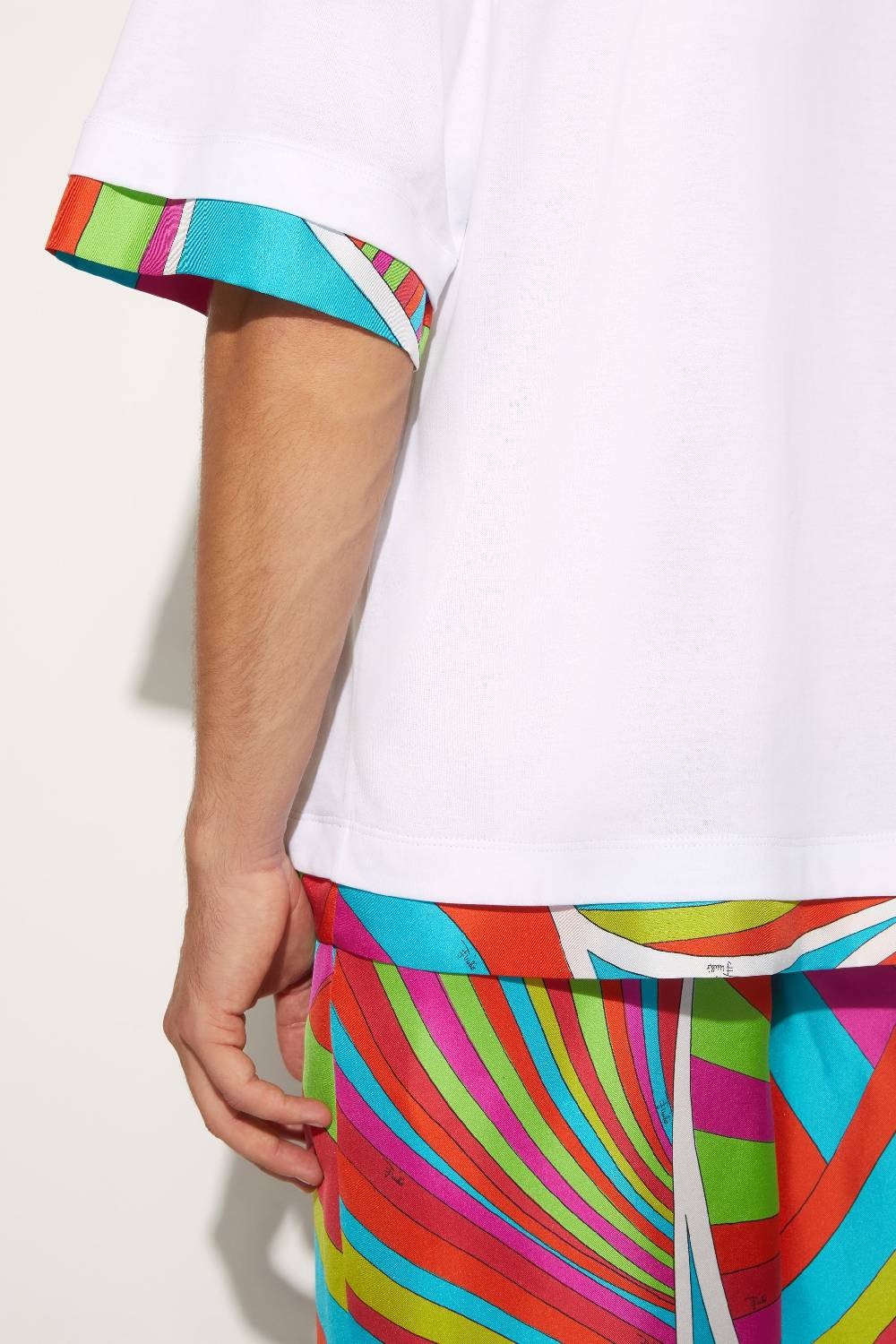 Pucci T-shirt con finiture Iride Prezzo Ridotto