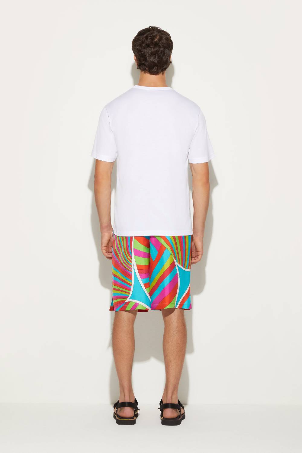 Pucci Shorts in seta con stampa Iride Sottocosto