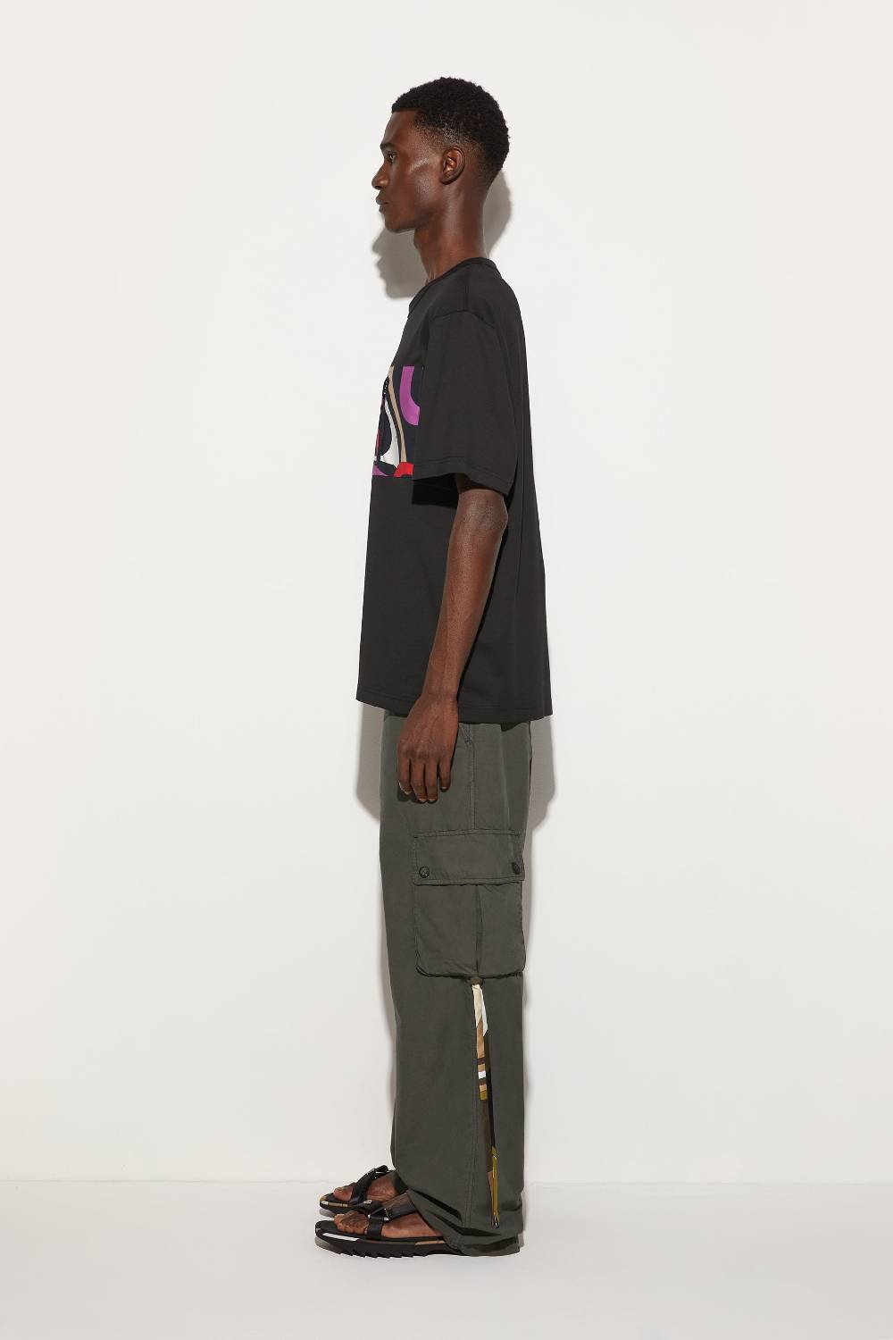 Pucci T-shirt con inserto Marmo Novità