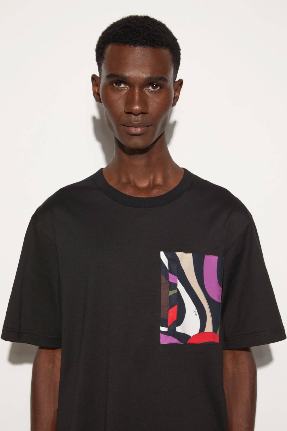 Pucci T-shirt con inserto Marmo Novità
