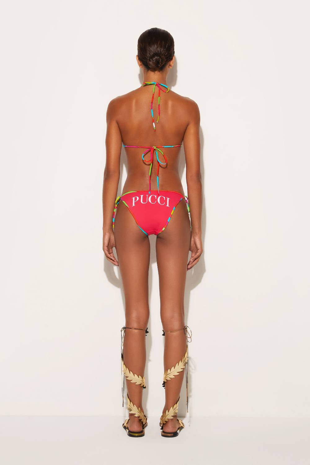 Pucci Top bikini con finiture Iride In Saldo