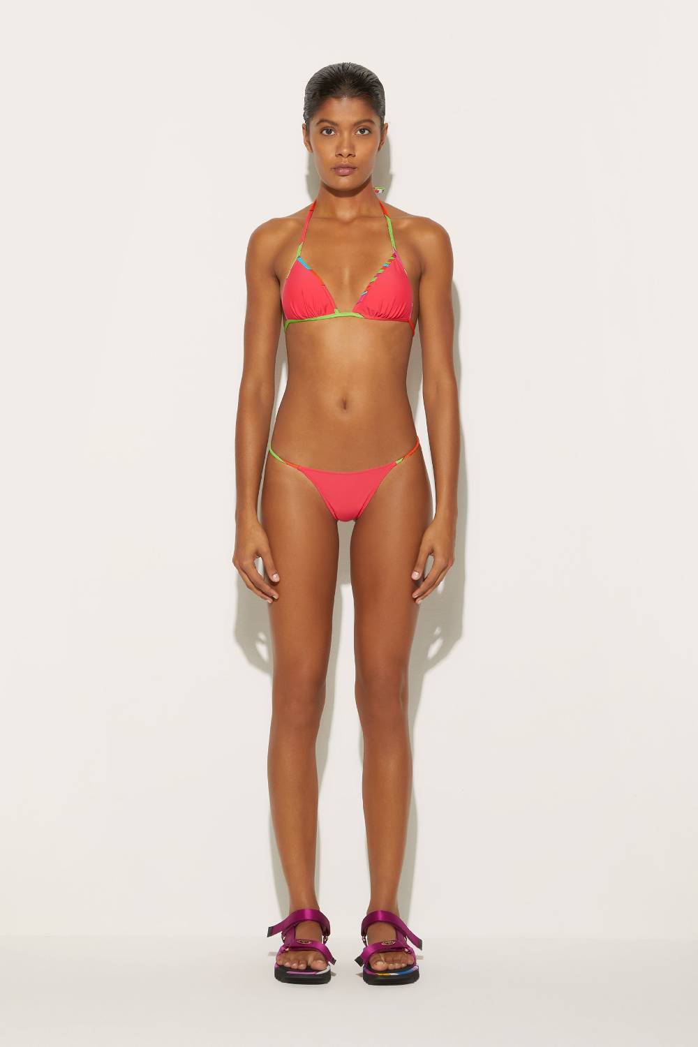 Pucci Slip bikini con finiture Iride Nuova