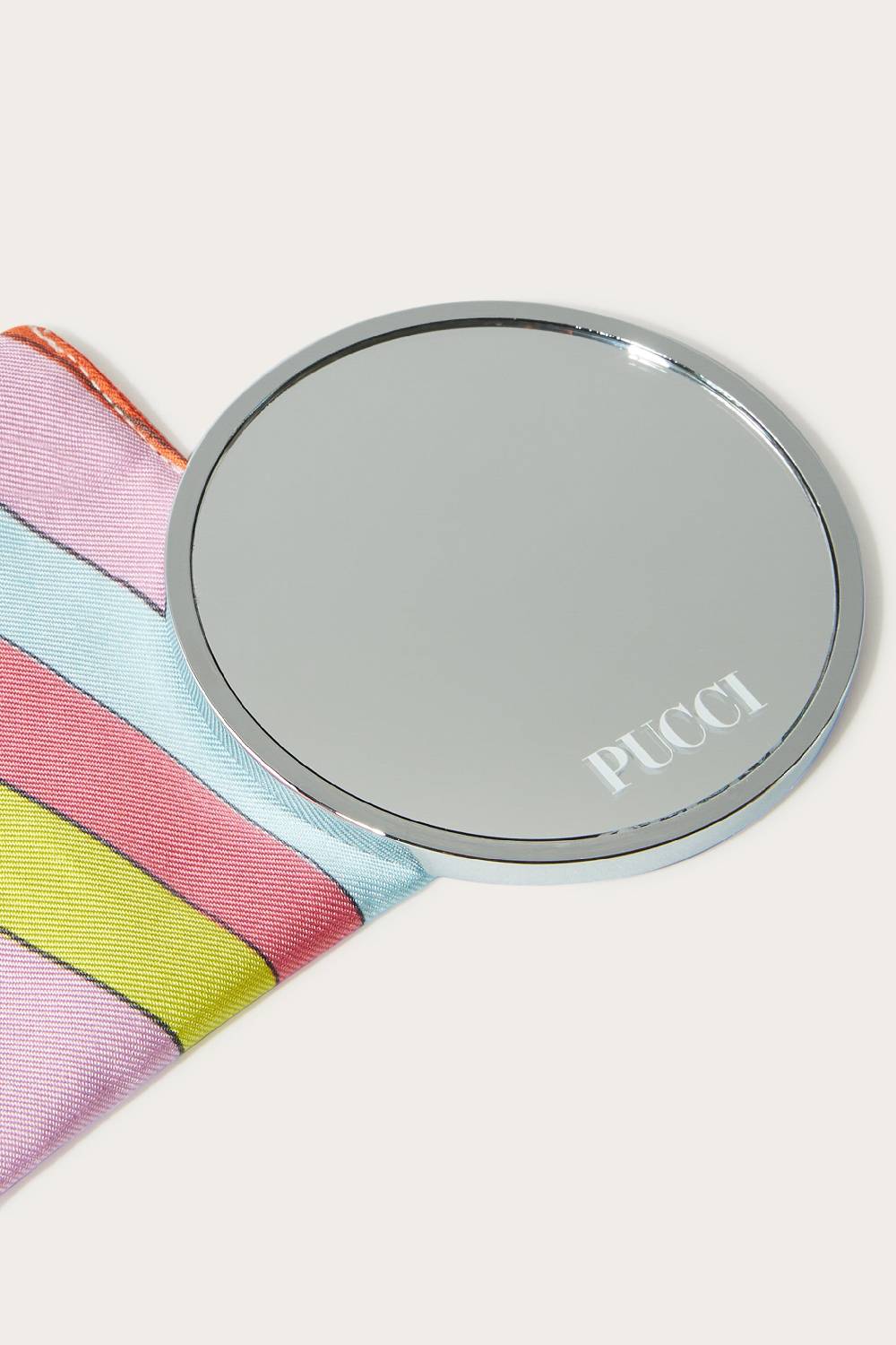 Pucci Specchietto tascabile con stampa Marmo Moda