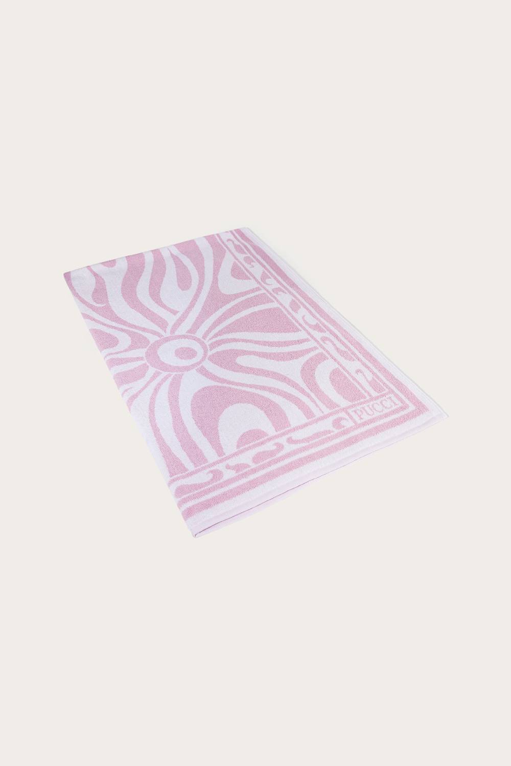 Pucci Telo mare jacquard con motivo Marmo Italy