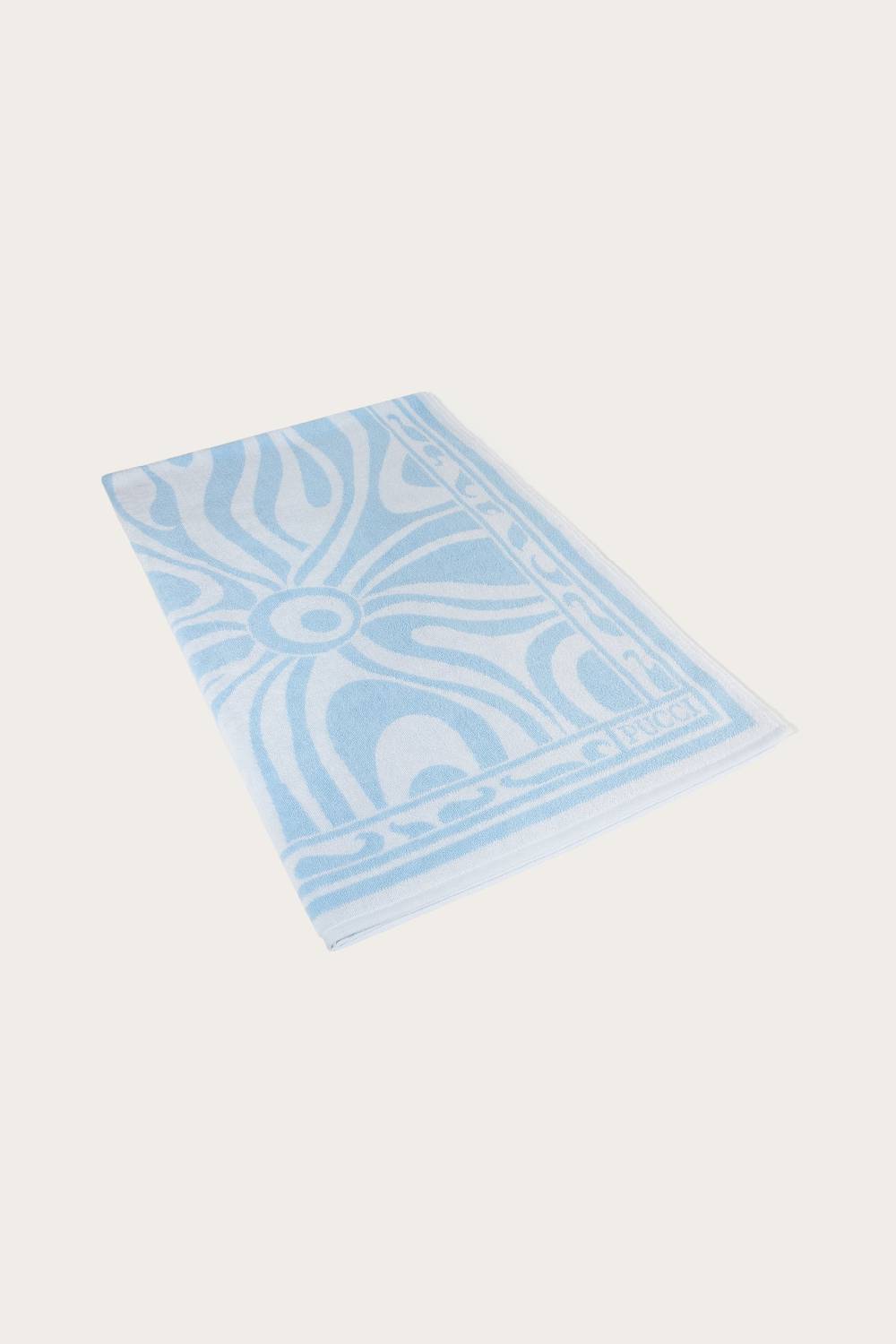 Pucci Telo mare jacquard con motivo Marmo Italia