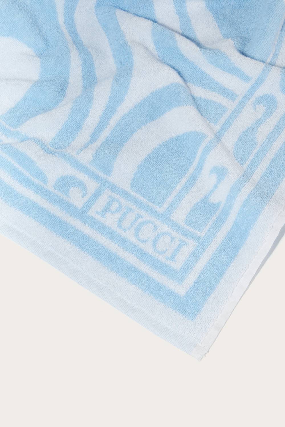 Pucci Telo mare jacquard con motivo Marmo Italia
