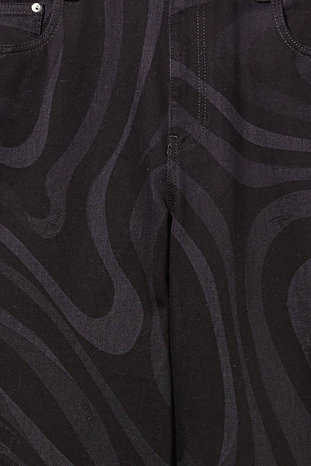 Pucci Jeans a gamba dritta con stampa Marmo Soddisfazione Garantita
