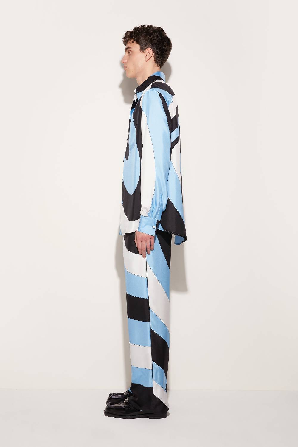 Pucci Camicia in seta con stampa Iride Negozi Online