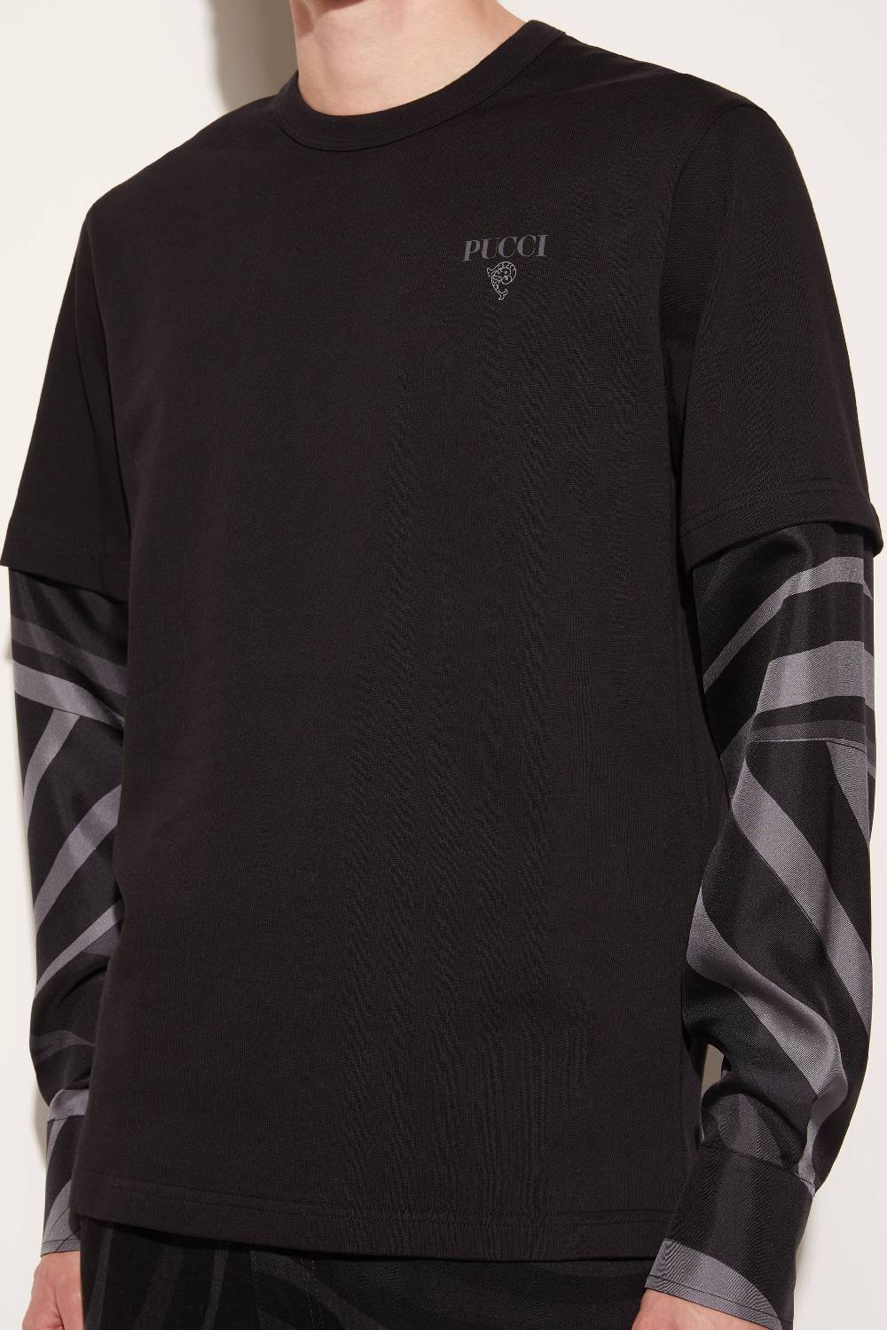 Pucci Top a strati con inserti Iride Prezzo Ridotto