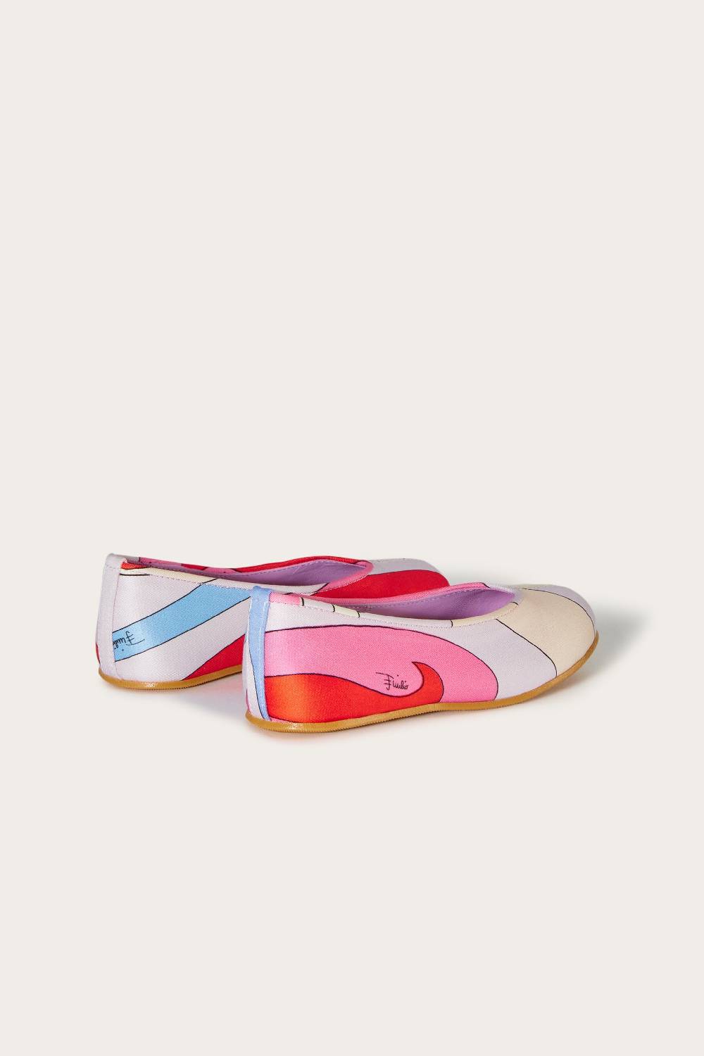 Pucci Ballerine con stampa Marmo Offerta