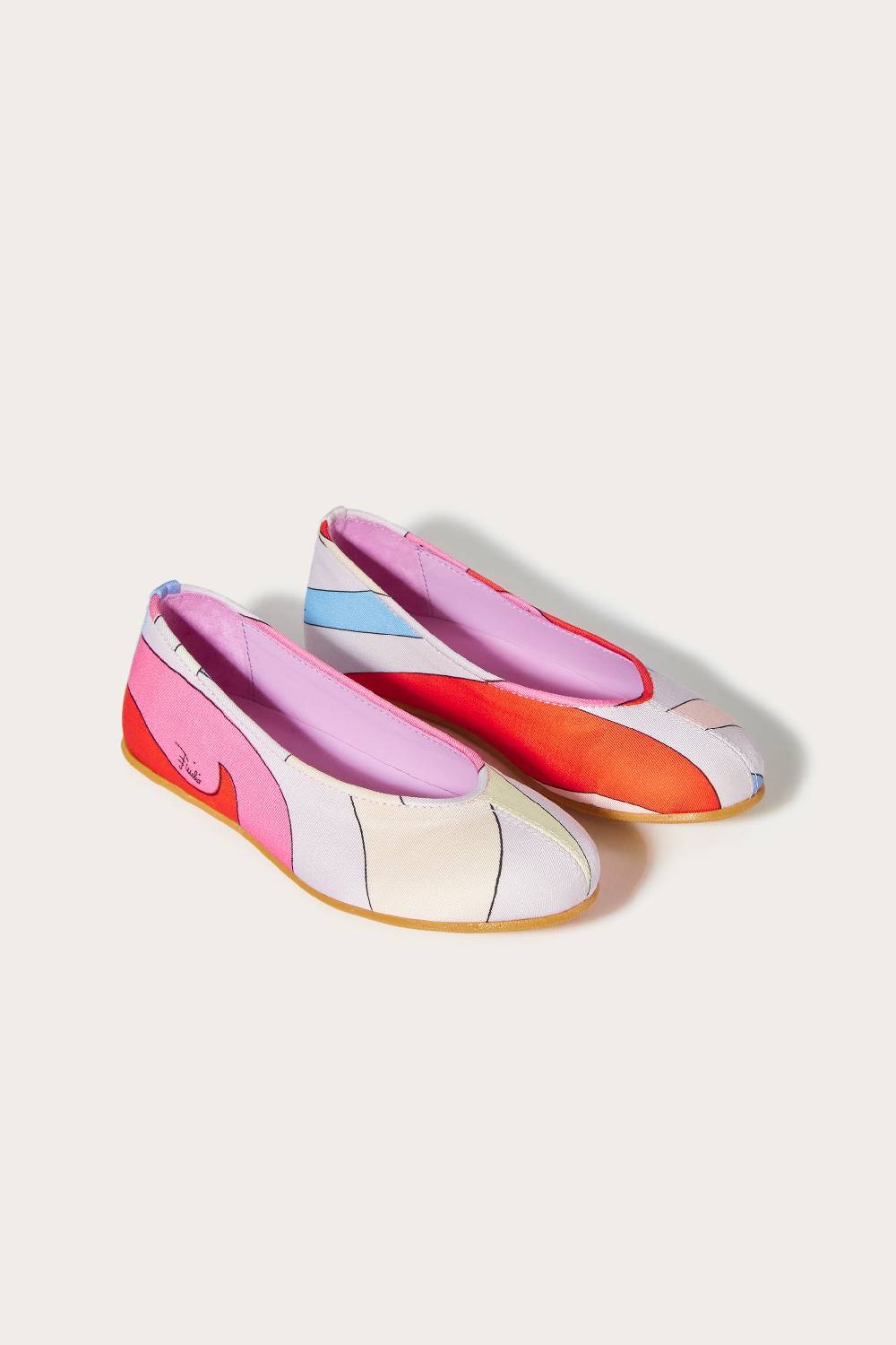 Pucci Ballerine con stampa Marmo Offerta