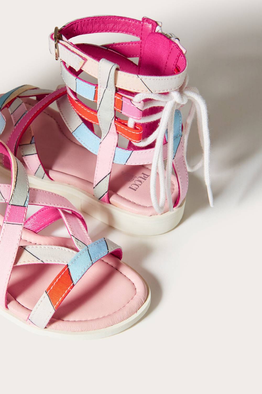 Pucci Sandali con stampa Iride In Vendita