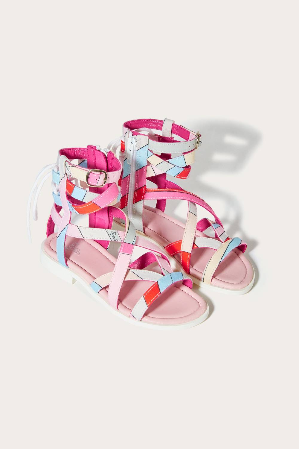 Pucci Sandali con stampa Iride In Vendita