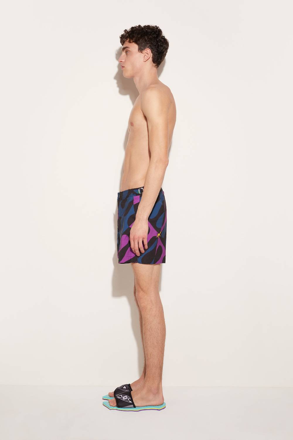 Pucci Shorts da mare con stampa Leocorno Italia