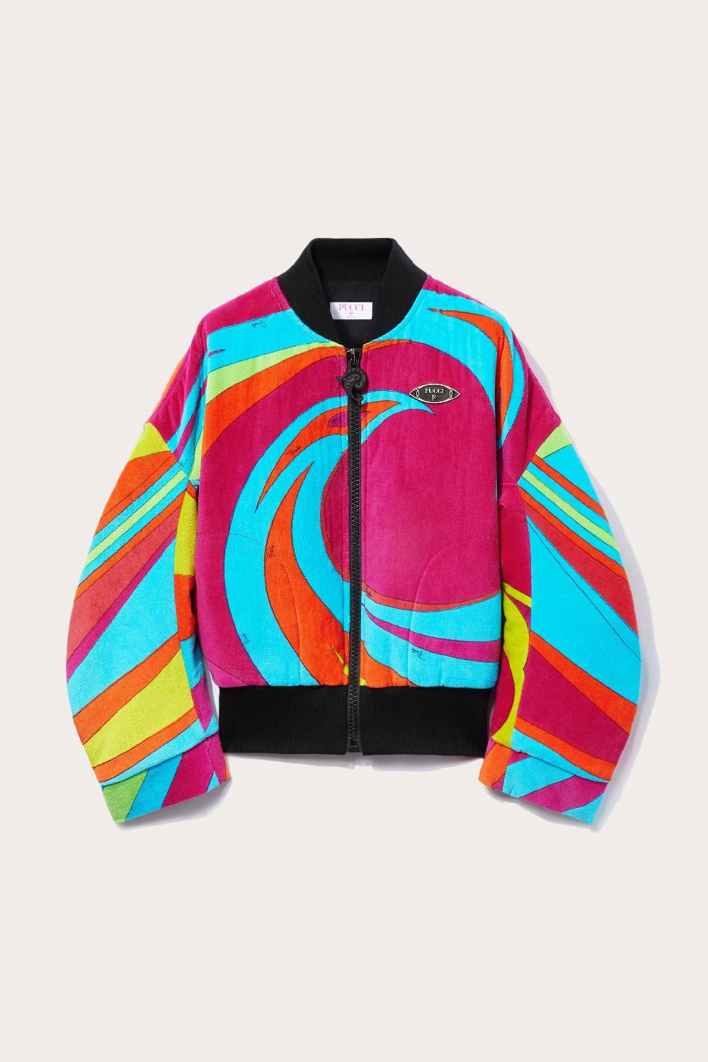 Pucci Bomber in spugna con stampa Cigni Promozione