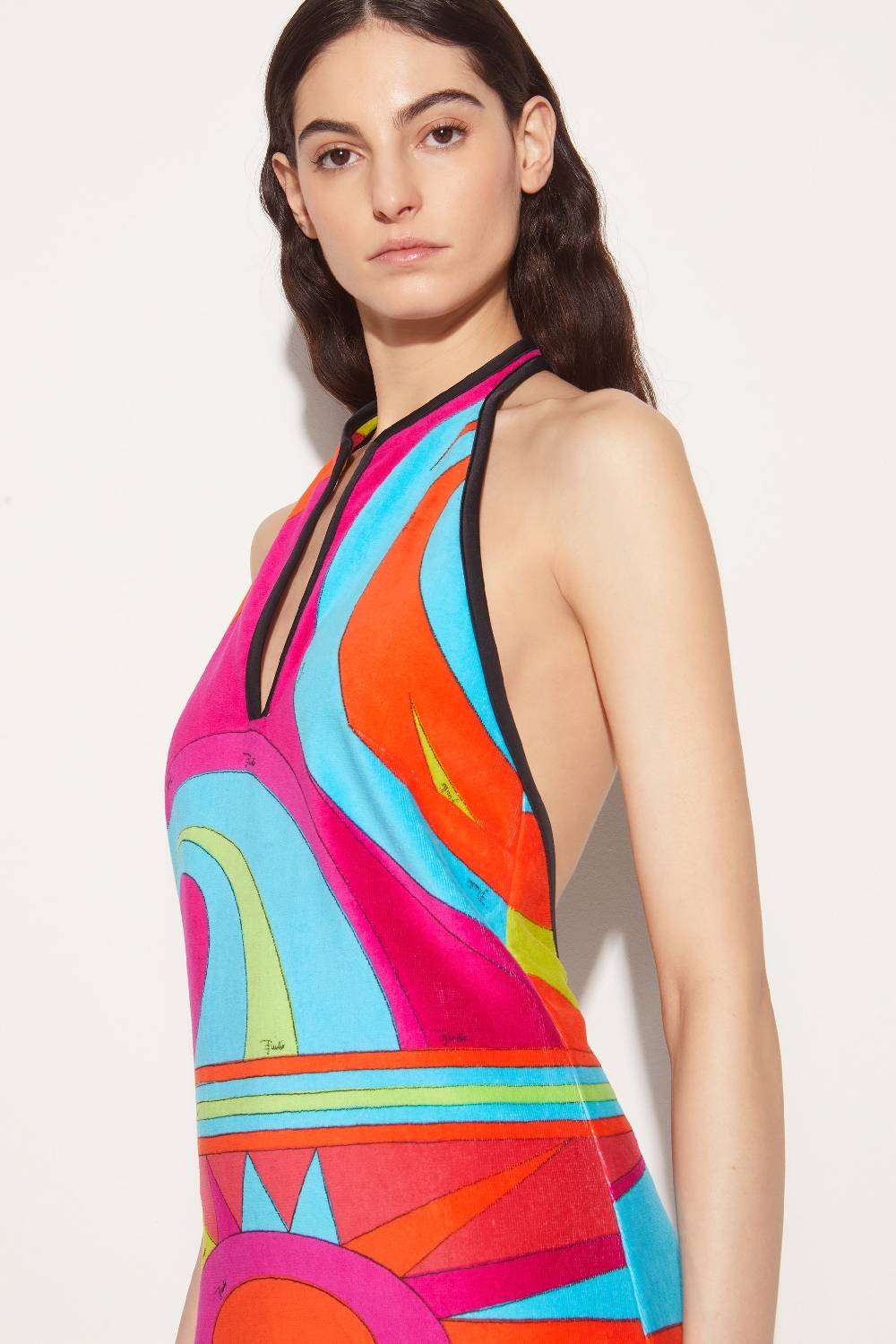 Pucci Mini abito con stampa Cigni Spedizione Gratuita