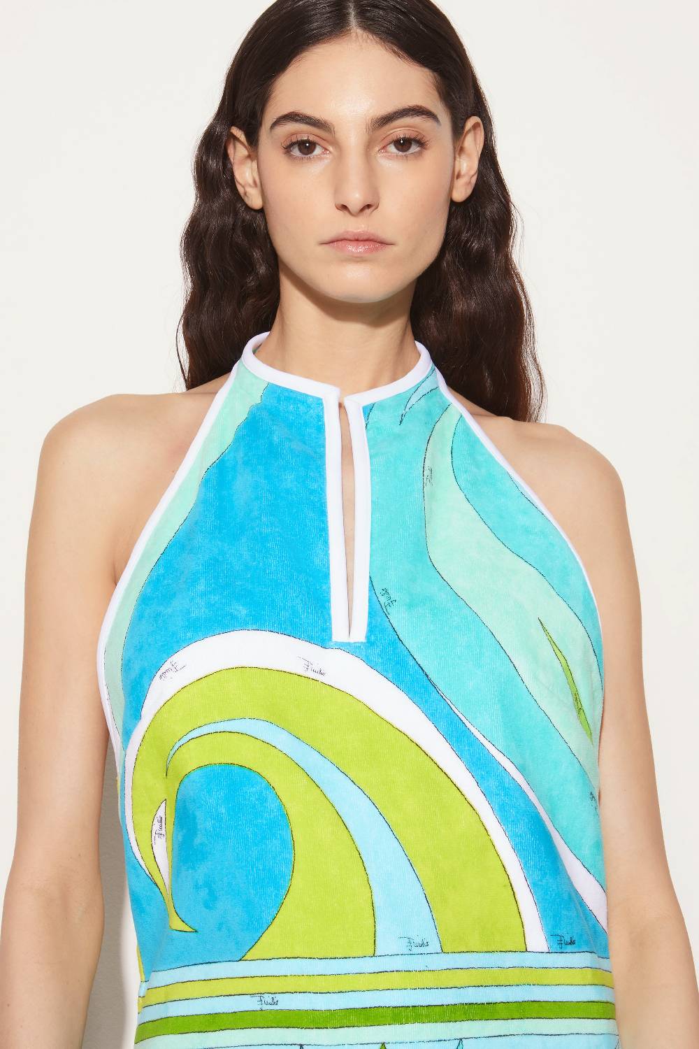Pucci Mini abito con stampa Cigni Soddisfazione Garantita