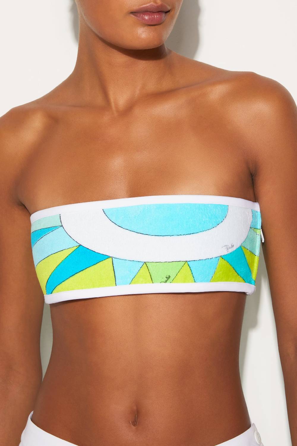 Pucci Top a fascia con stampa Cigni Qualità Garantita