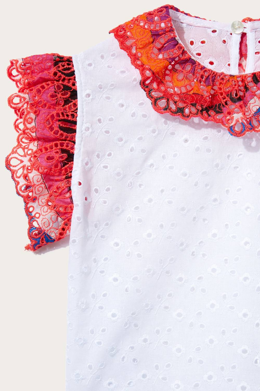 Pucci Top con finiture in sangallo 2025