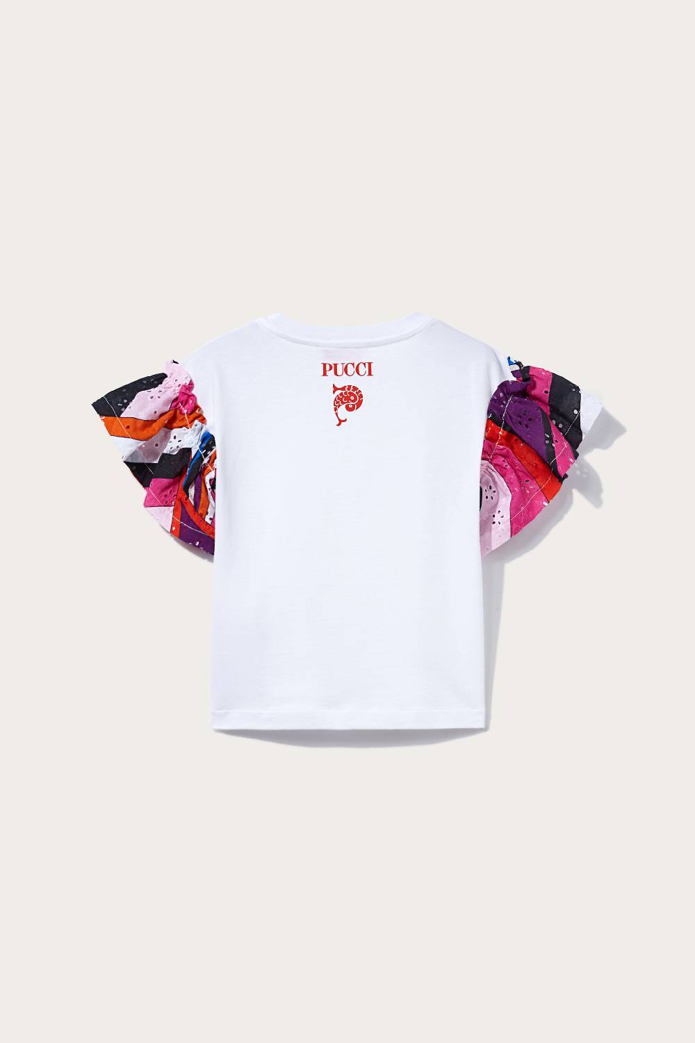 Pucci T-shirt con inserti Iride Italy