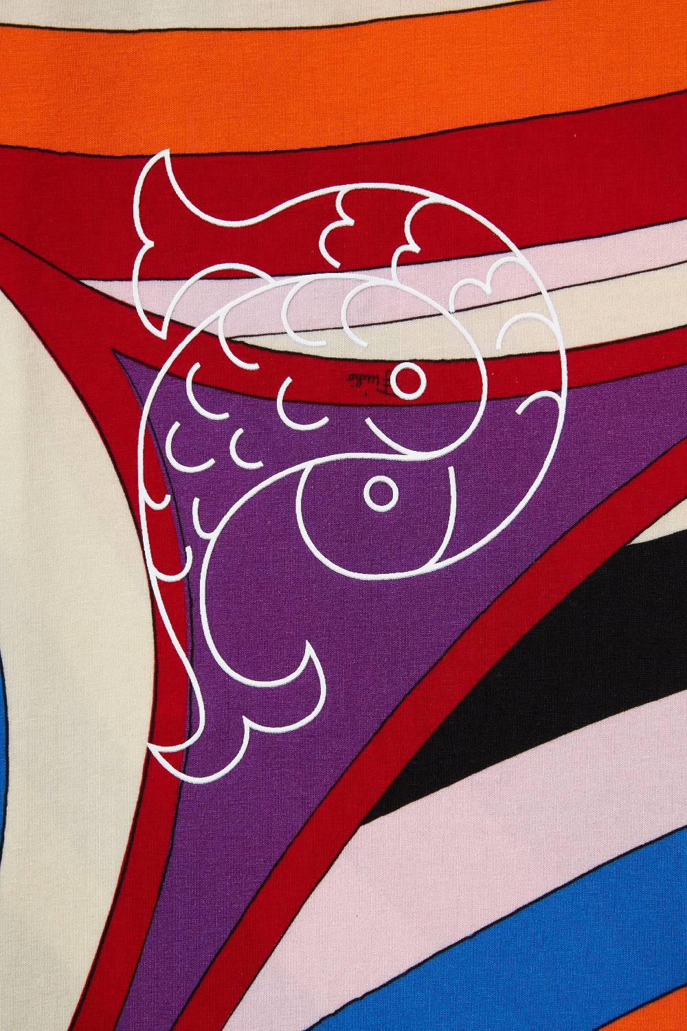 Pucci T-shirt con stampa Iride Qualità