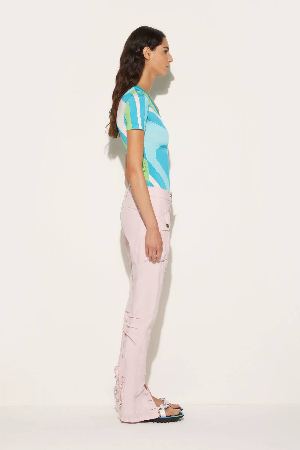 Pucci T-shirt con stampa Marmo Pezzi Unici