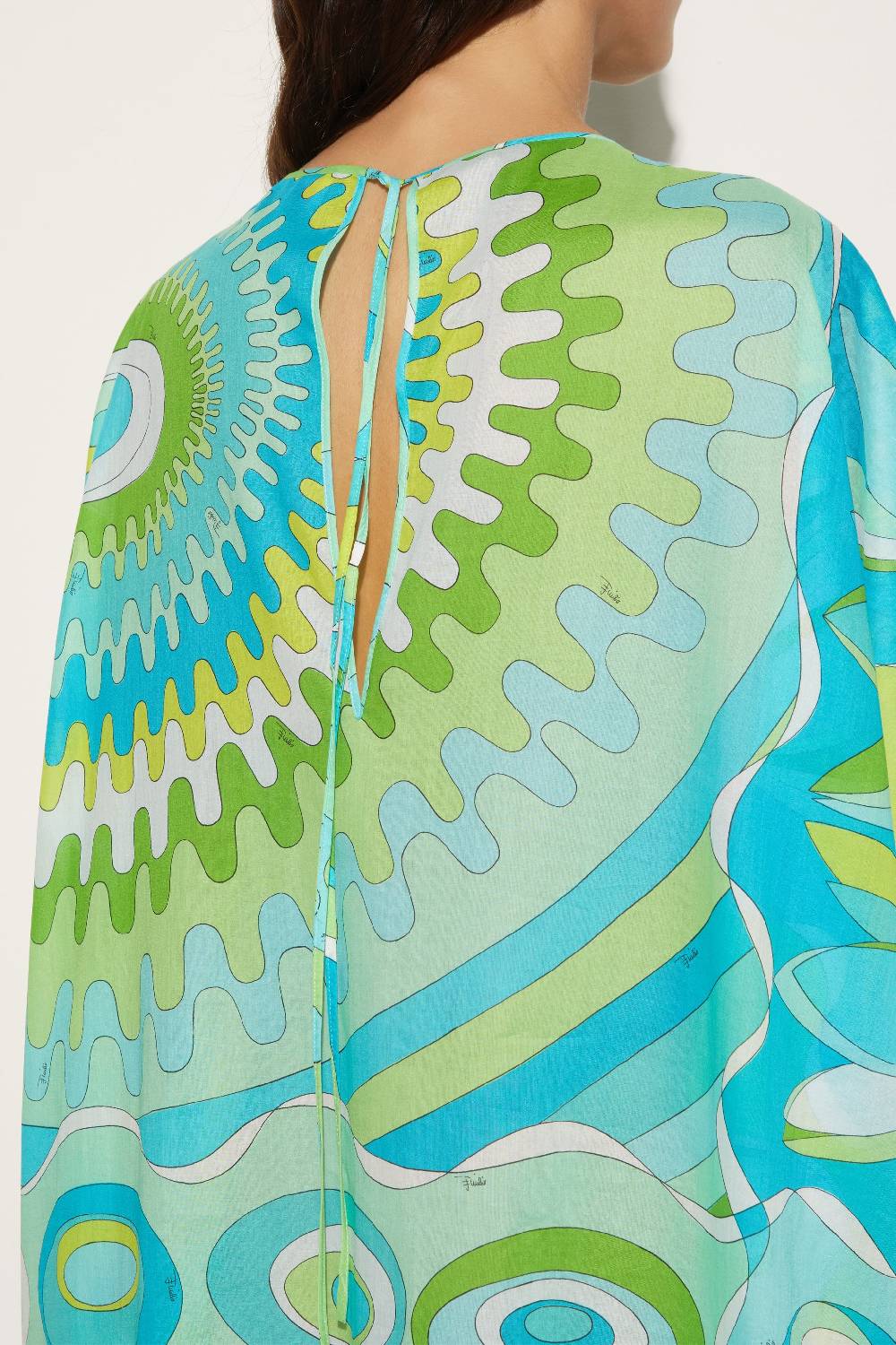 Pucci Abito kaftano con stampa Bersaglio Promozione Limitata