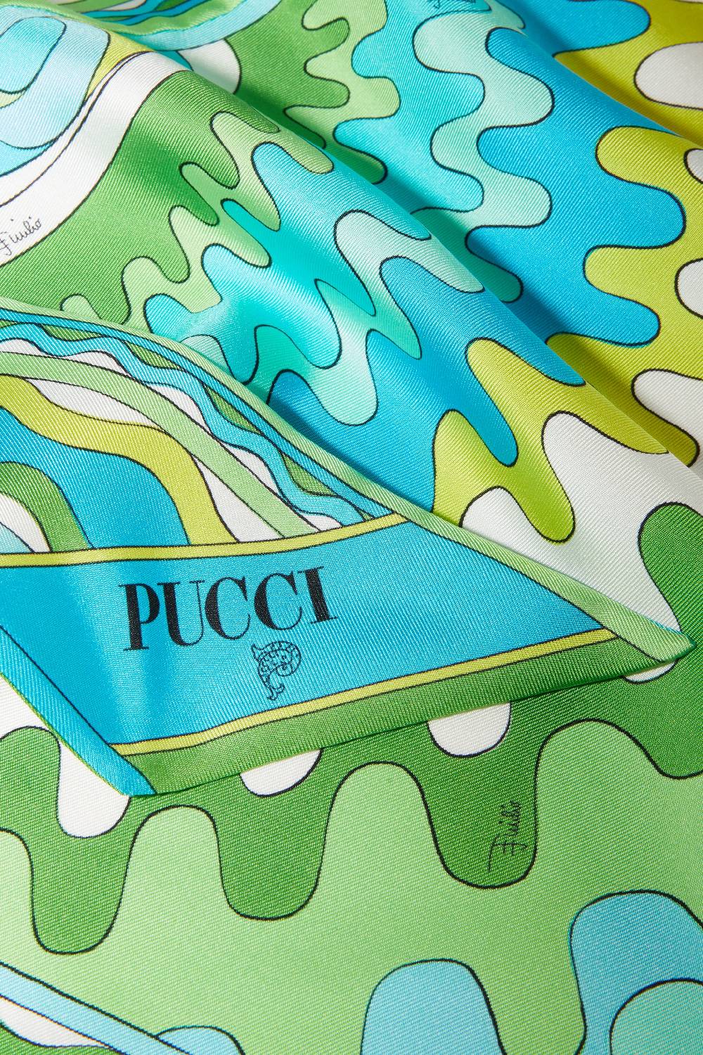 Pucci Foulard in seta con stampa Bersaglio Convenienza