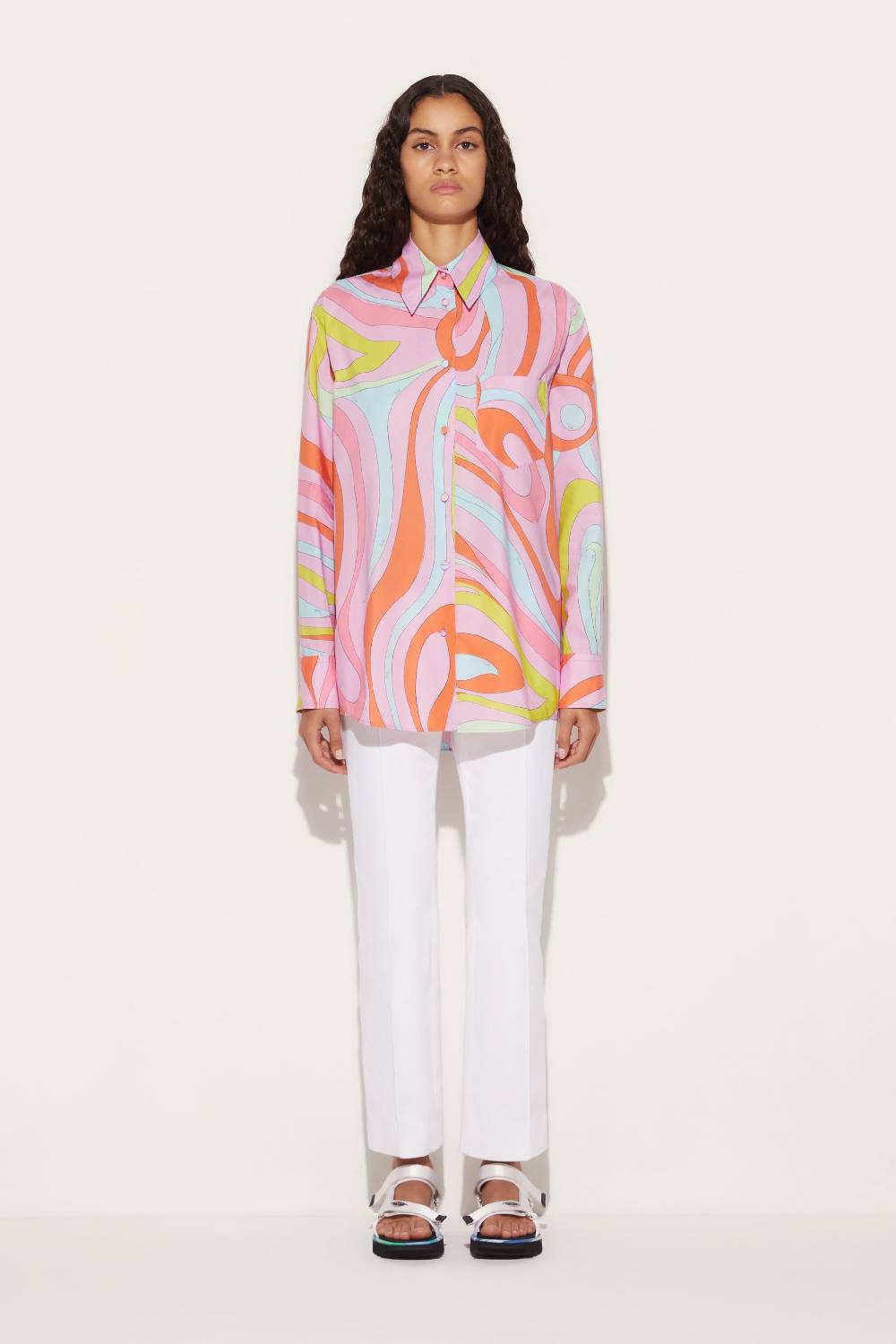 Pucci Camicia con stampa Marmo Offerta