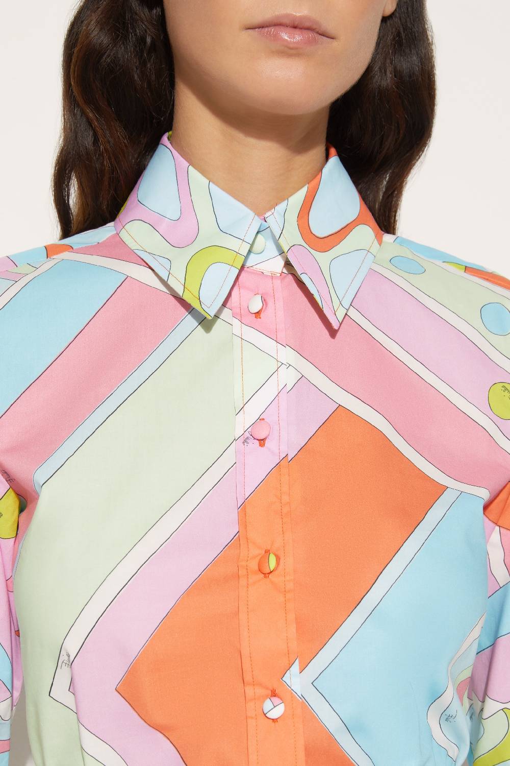 Pucci Camicia con stampa Vivara In Vendita