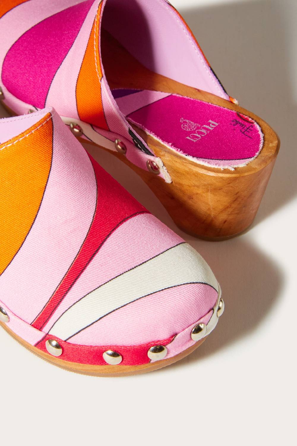 Pucci Clogs con stampa Marmo Saldi Di Fabbrica