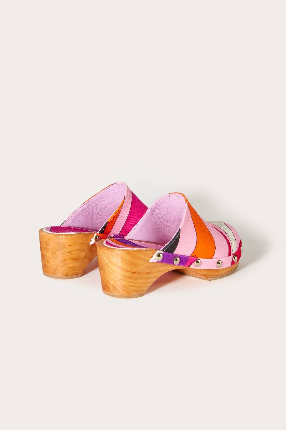 Pucci Clogs con stampa Marmo Saldi Di Fabbrica