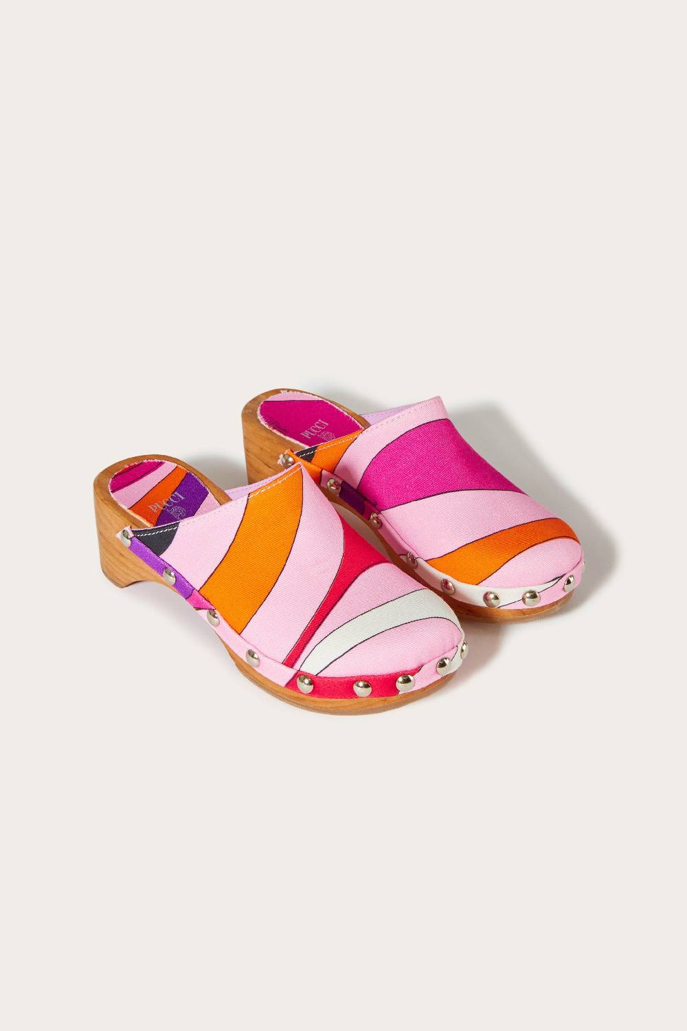 Pucci Clogs con stampa Marmo Saldi Di Fabbrica