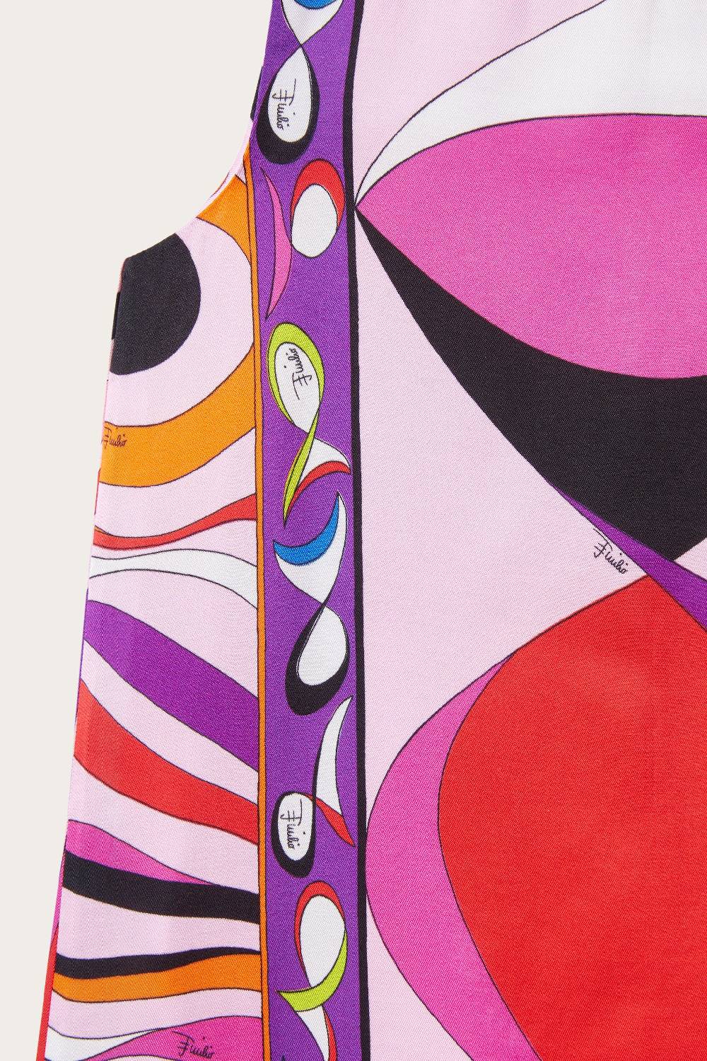 Pucci Abito con stampe Pesci e Marmo Vendite Flash