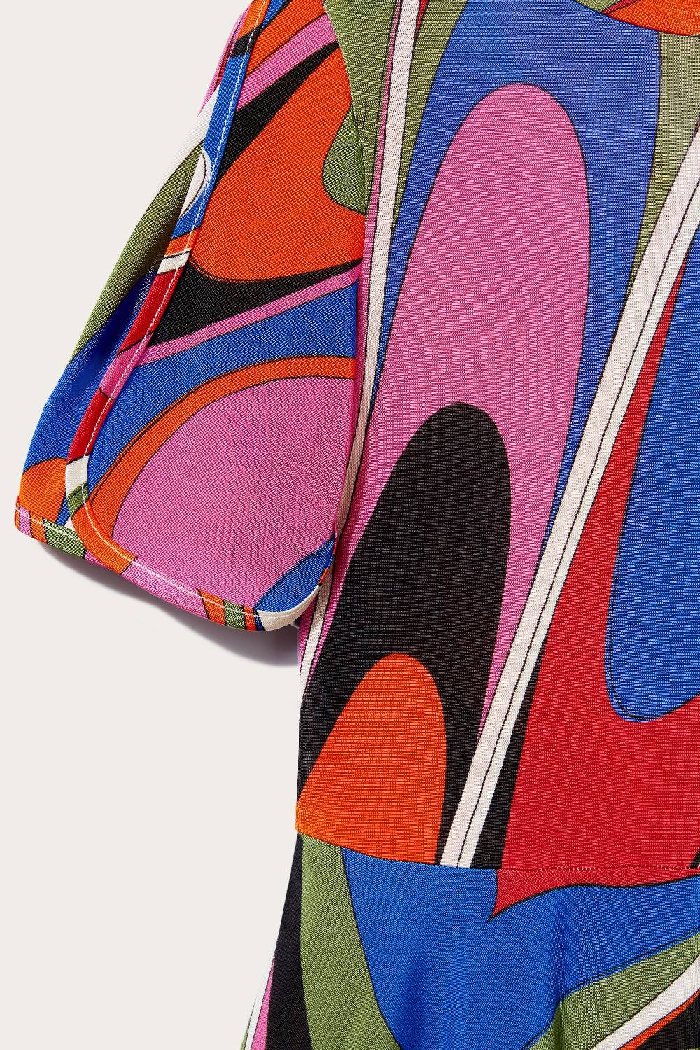 Pucci Abito con stampa Onde In Linea