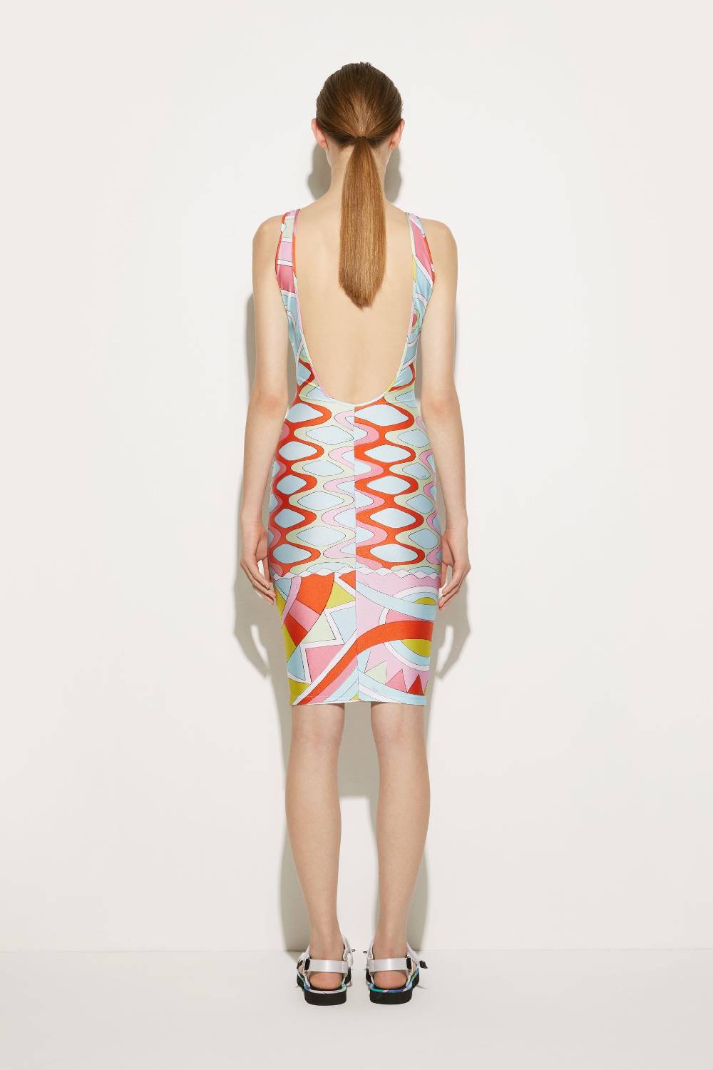 Pucci Abito midi con stampa Vivara Consegna Veloce