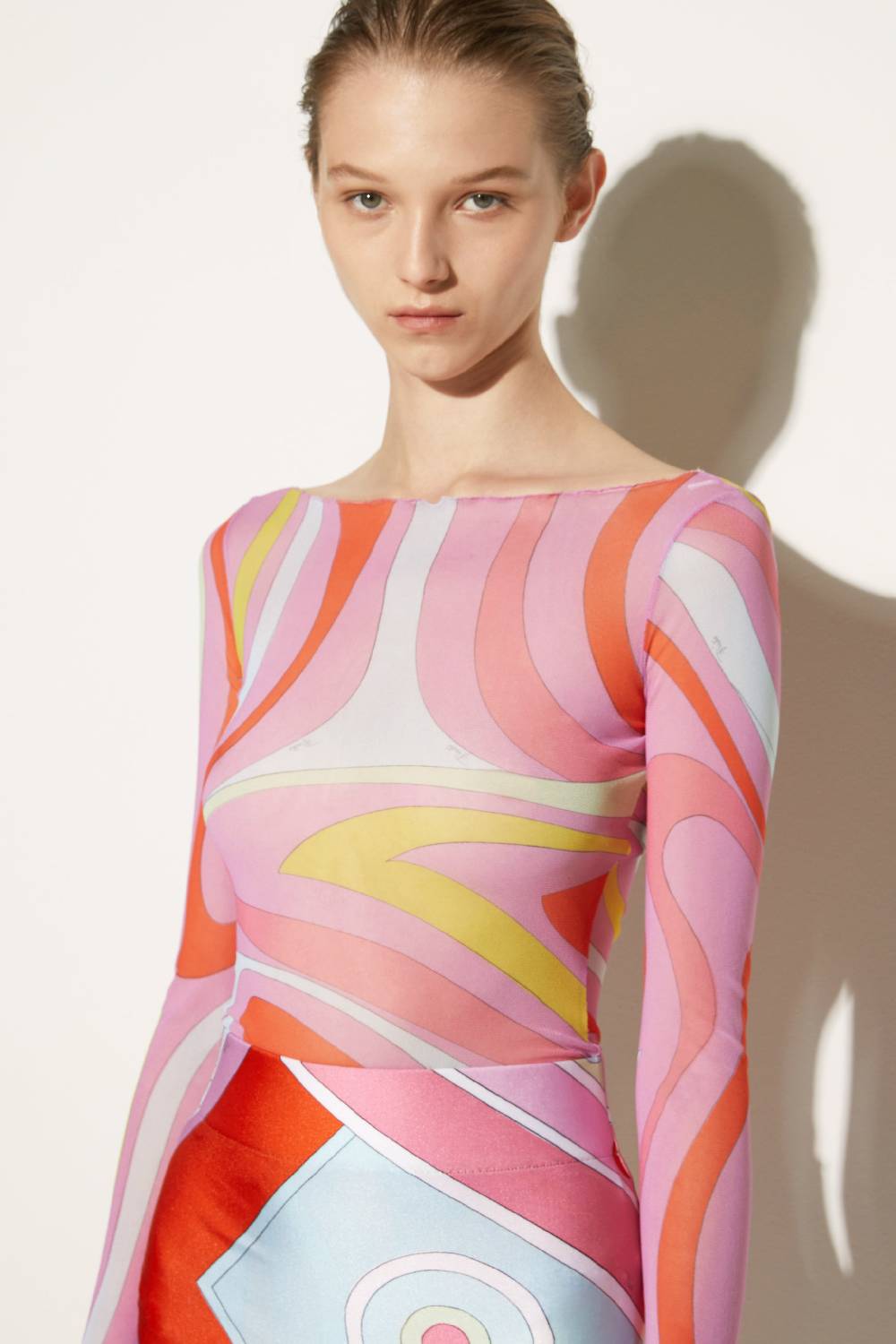 Pucci Top con stampa Marmo Sottocosto