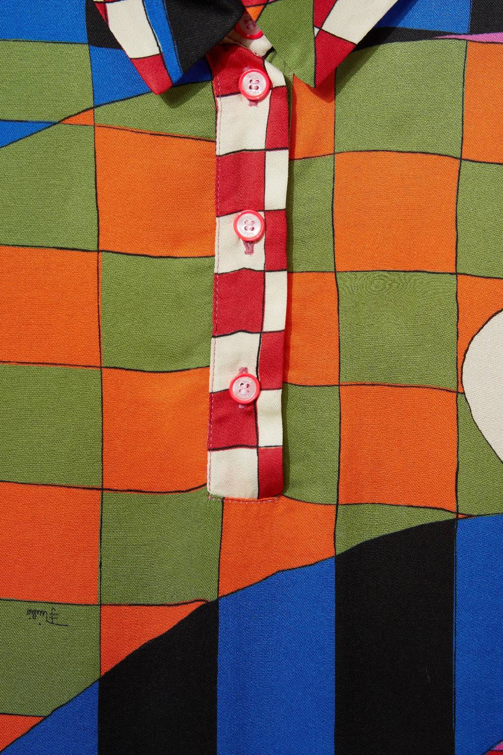 Pucci Chemisier con stampa Giardino Outlet